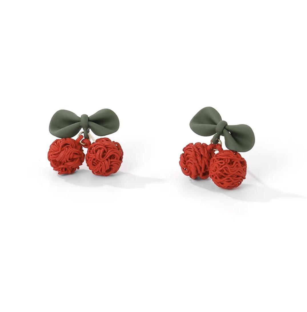 studs-cherry-decor-hollow-out-earrings