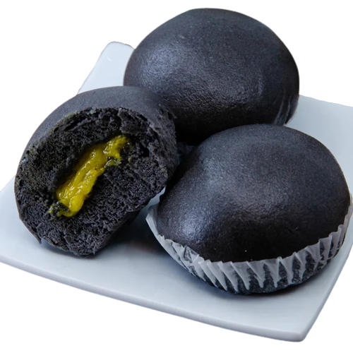 66-bamboo-charcoal-egg-custard-bun