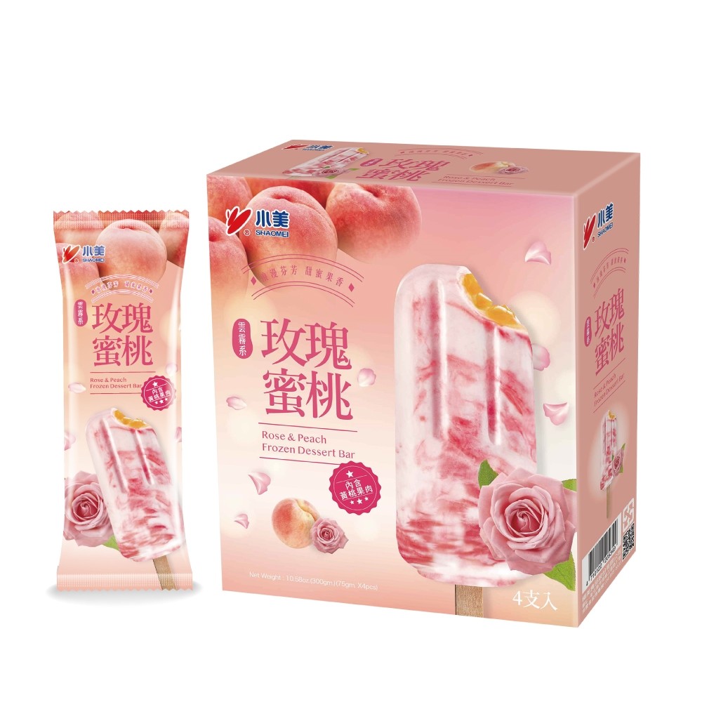 shaomei-rose-peach-frozen-dessert-bar