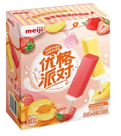 meiji-ice-cream-peach-strawberry-flavor