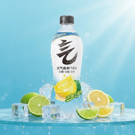 soda-sparkling-drinklemon-flavor