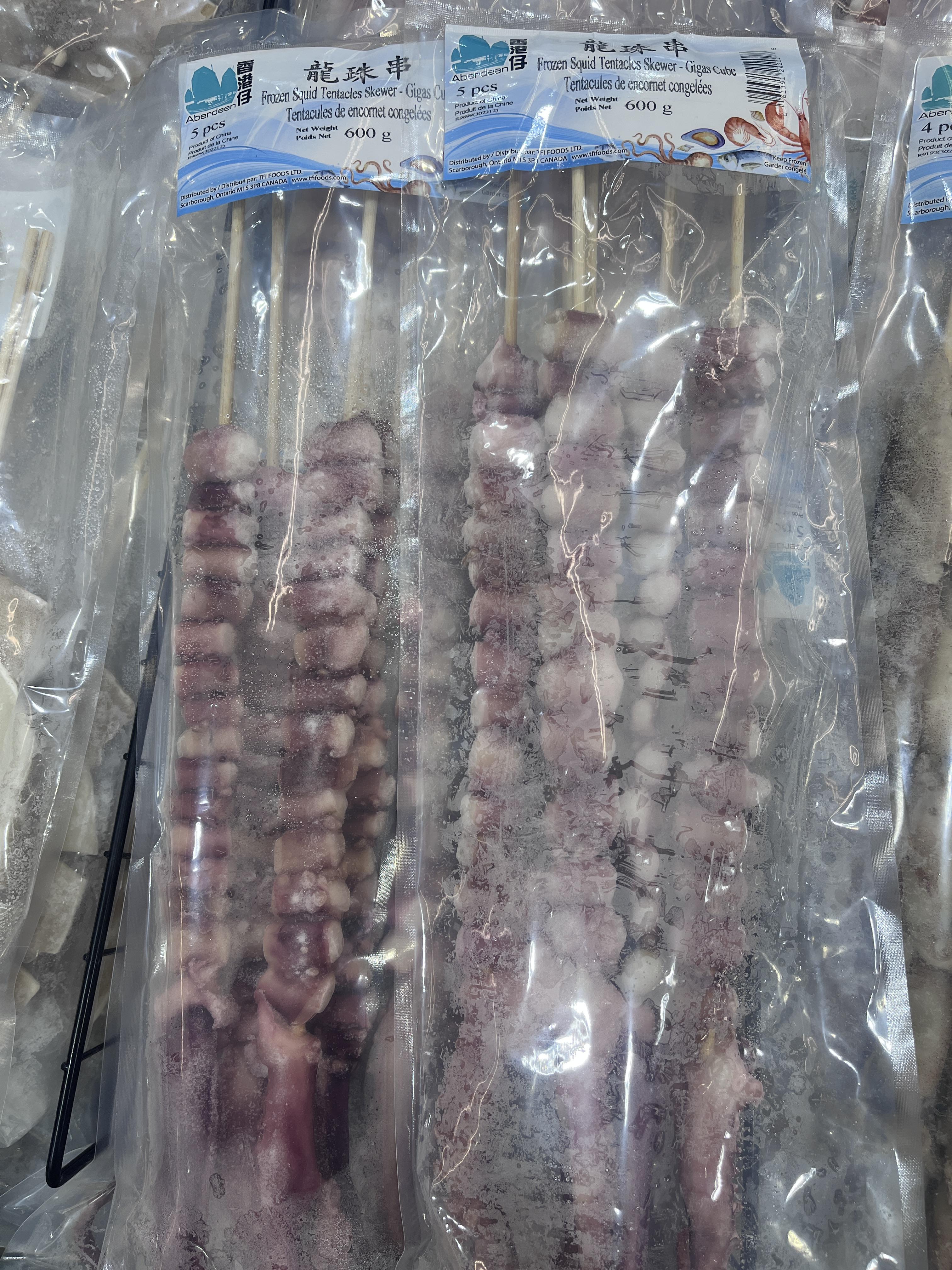 frozen-squid-tentackes-skewer