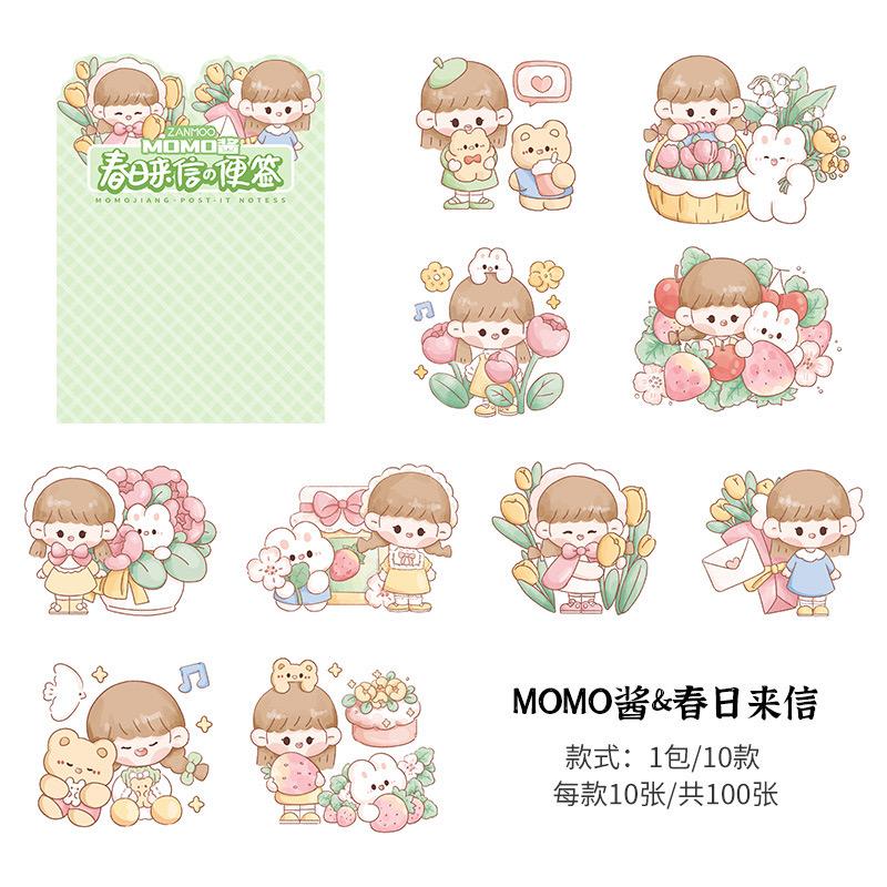 momo-spring-happiness-sticky-notes