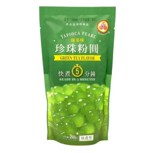 wufuyuan-green-tea-flavour-tapioca-round-quick-boiled-type
